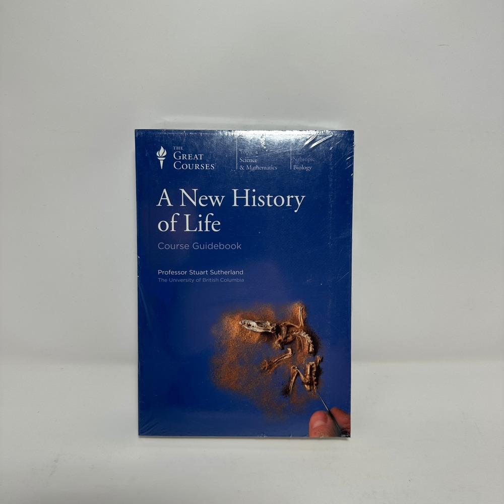 The Great Courses A New History of Life DVD & Guidebook Stuart Sutherland Sealed